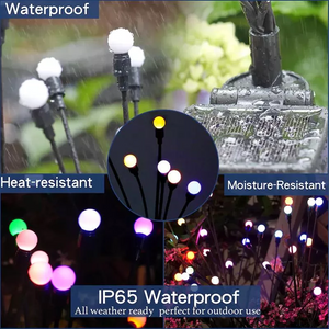 Christmas Hot Sale 🔥 Solar Powered Firefly Garden Light