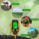 Digital 4-in-1 Soil Test Meter, large LCD screen, probe accurately quick measure