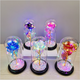 Rose in Glass Dome with LED Lights(🎉Big Sale - 50% Off + Buy Two Free Shipping)