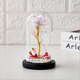 Rose in Glass Dome with LED Lights(🎉Big Sale - 50% Off + Buy Two Free Shipping)