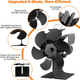 🎁Christmas Special - 6 Blade Thermal Powered Wood Stove Fan