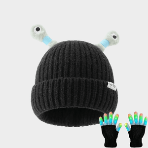 🔥HOT SALE - 49% OFF🔥Winter Parent-Child Cute Glowing Little Monster Knit Hat